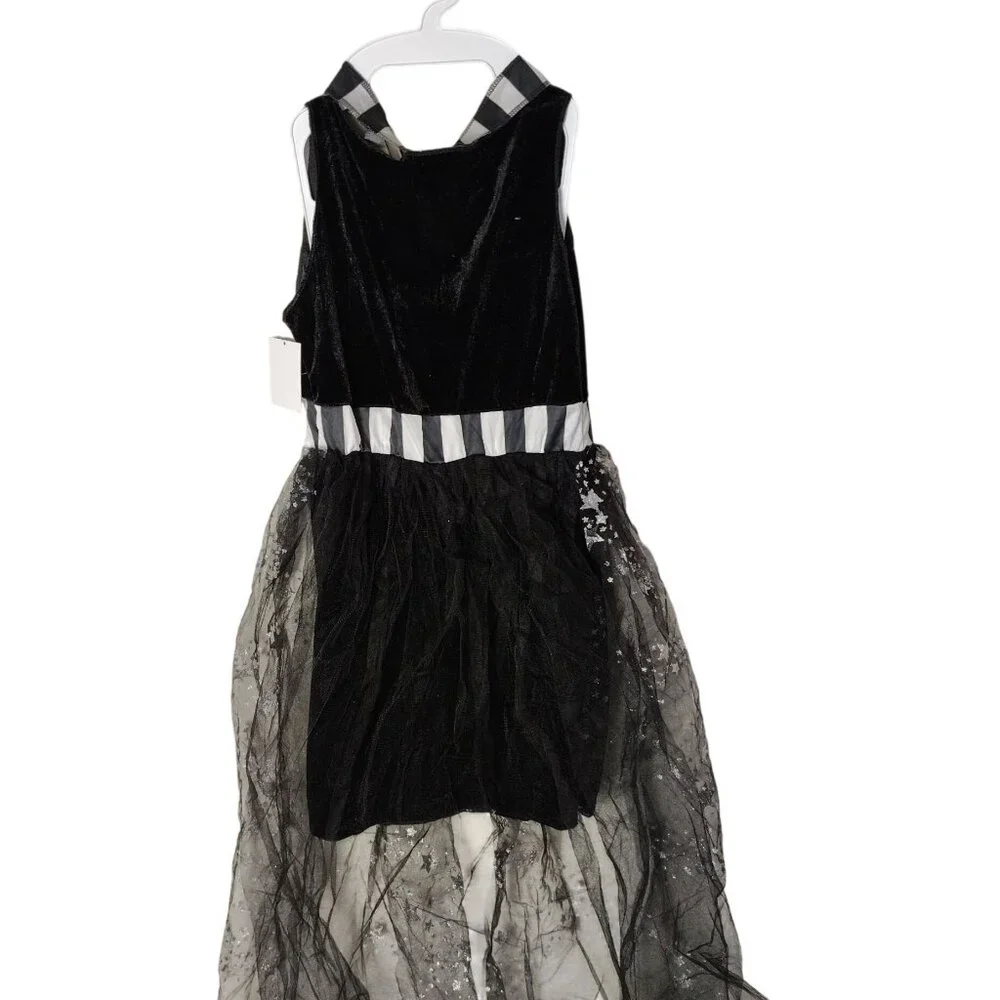 Girls Size M (7/8) Celestial Witch 4-Piece Sparkle Dress Halloween Costume